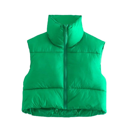 Veste Courte d’Hiver Sans Manches – Élégance et Style Britannique