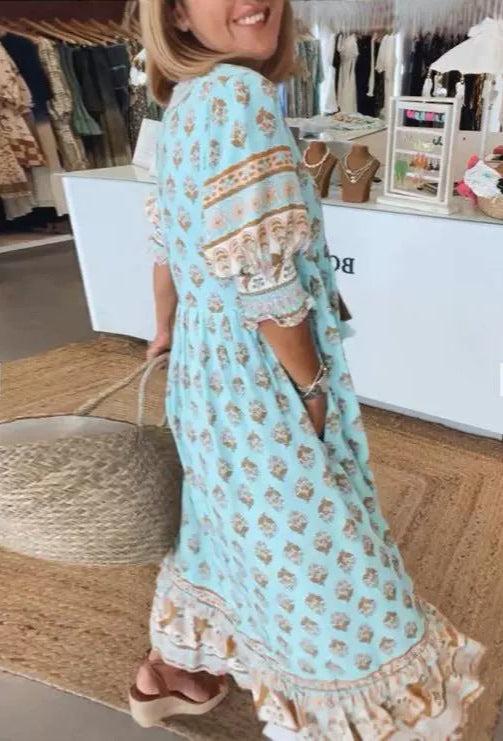 Celestia – robe décontractée imprimée