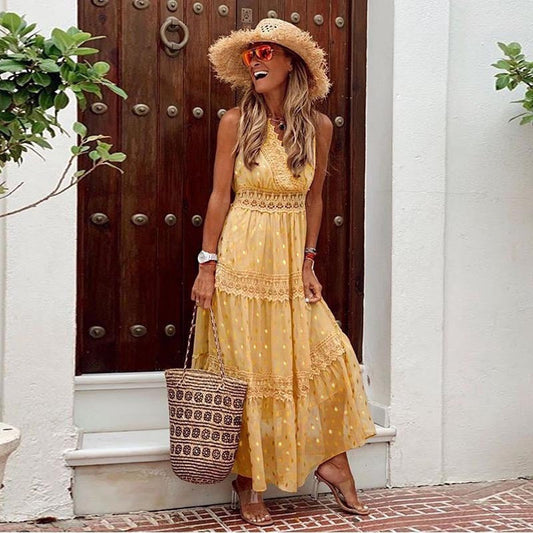 ISLA ROMANTICA–  ROBE DENTELLE BOHEME