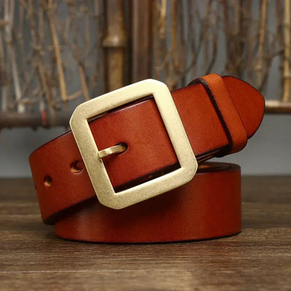 Élise Elegant Full Grain Leather Belt