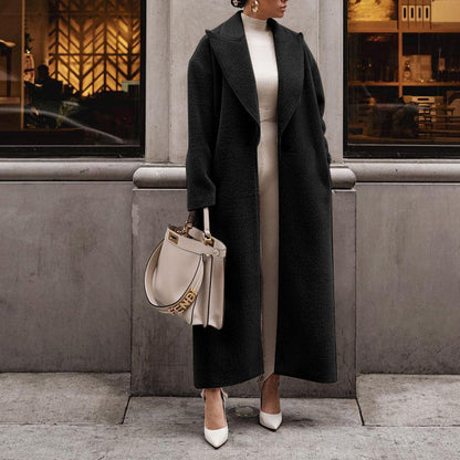 Manteau Long Douillet - Élégance et Chaleur Hivernale