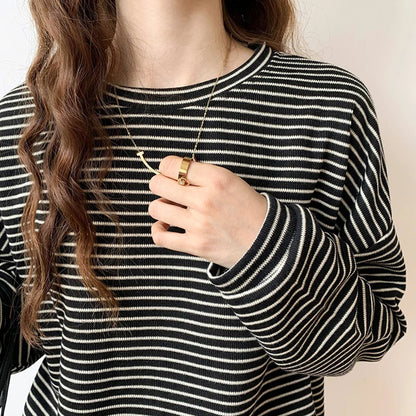 Élise Top Striped in Premium Cotton