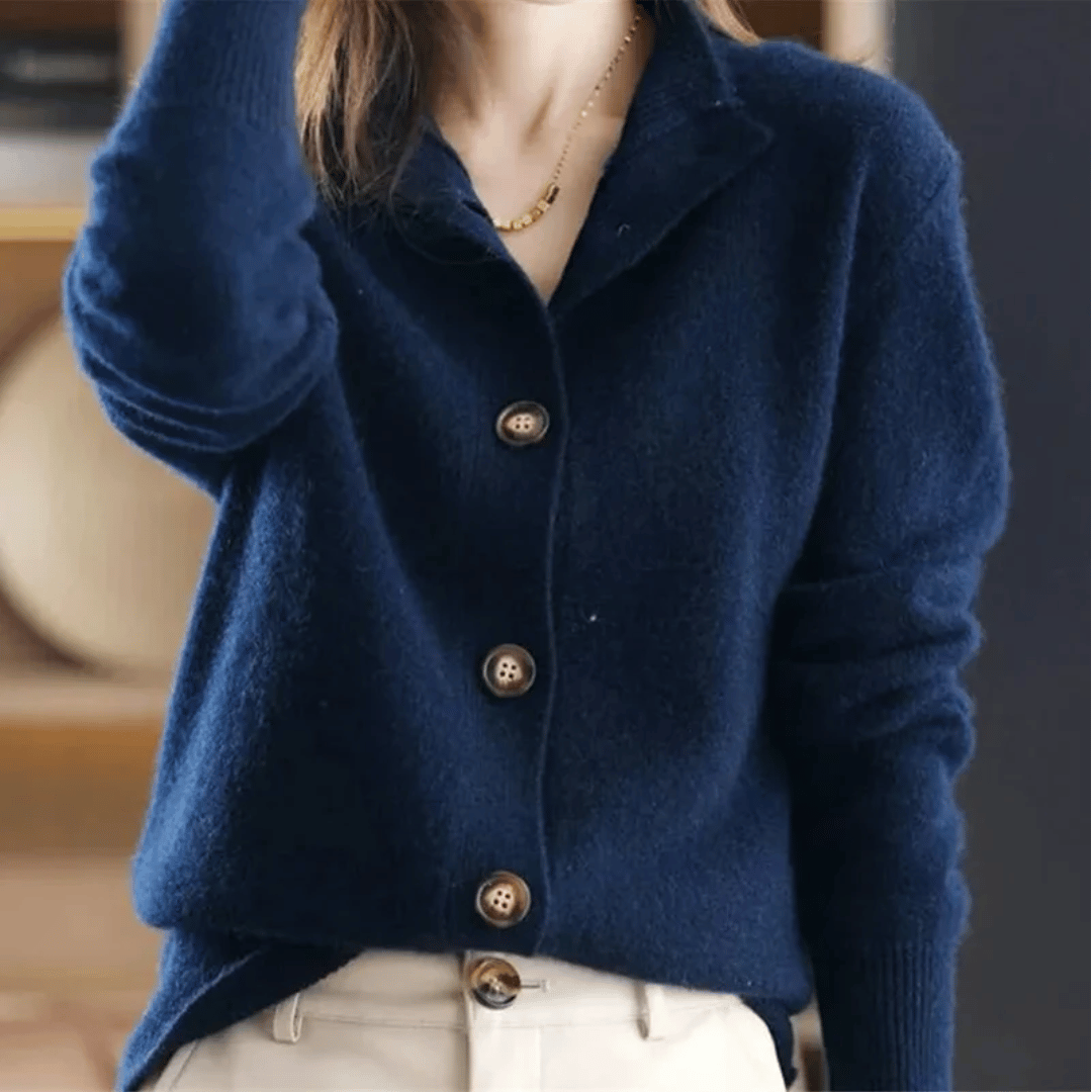 Elegant Soft Knit Cardigan Élise