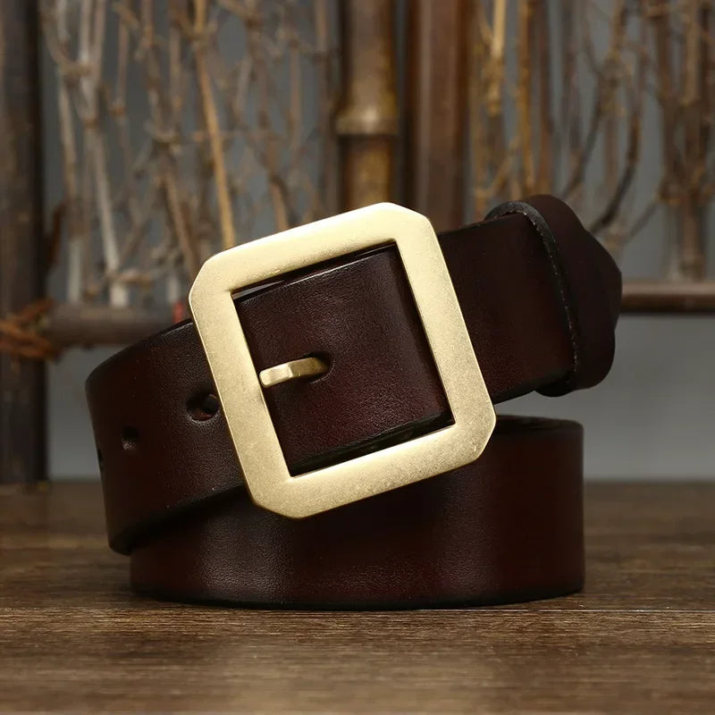 Élise Elegant Full Grain Leather Belt