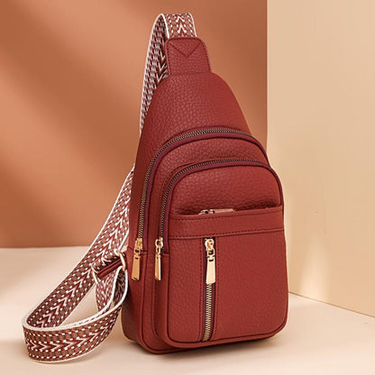 Elegant and Practical Vegan Leather Shoulder Bag by Élise