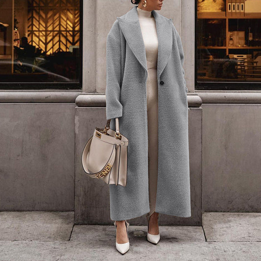 Manteau Long Douillet - Élégance et Chaleur Hivernale