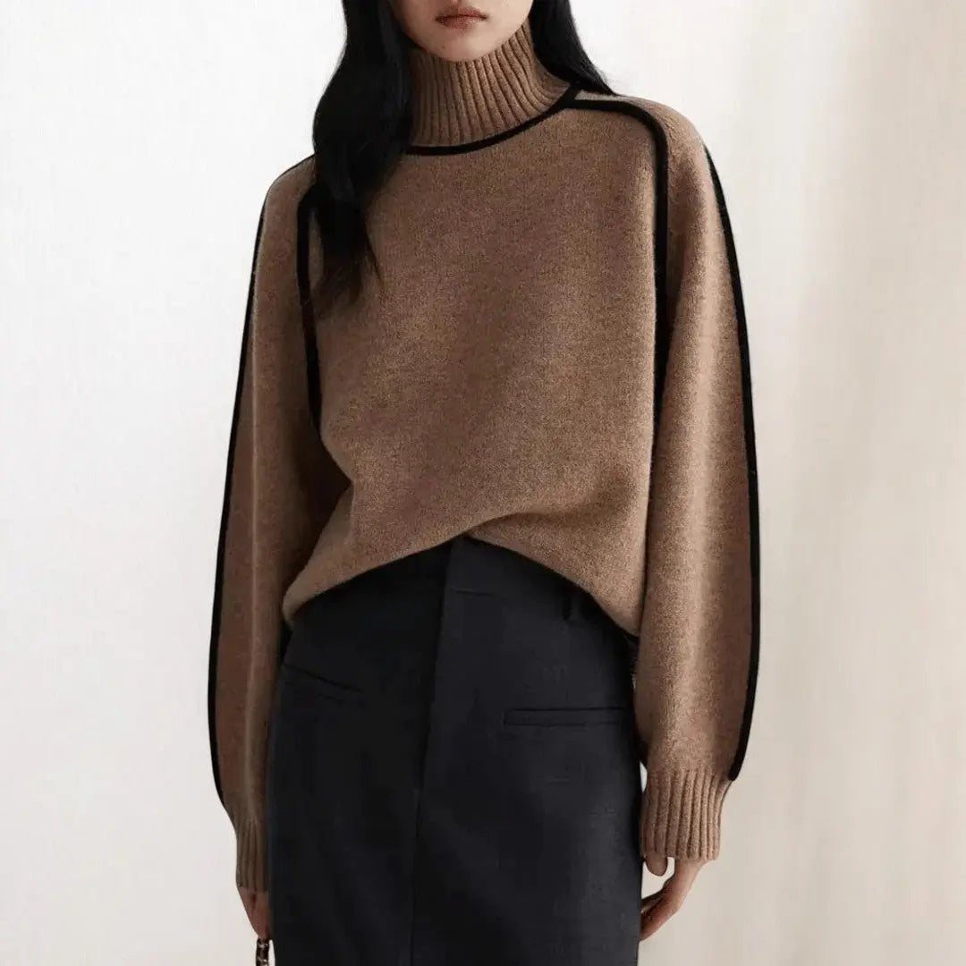 Léa Soft and Elegant Turtleneck Sweater
