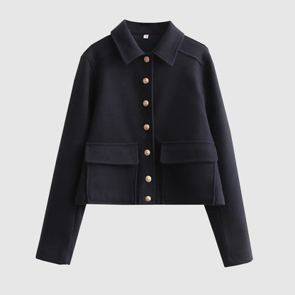 Emma Chic Short Coat in Wool