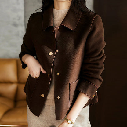 Clara Short Coat in Soft Synthetic Wool