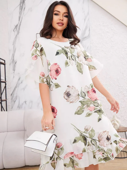 Flora – robe aérienne en mousseline de soie