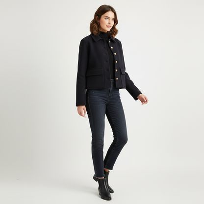 Emma Chic and Elegant Short Coat