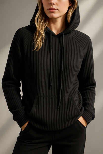 Classic Cashmere & Wool Hoodie Sweatshirt Sophie