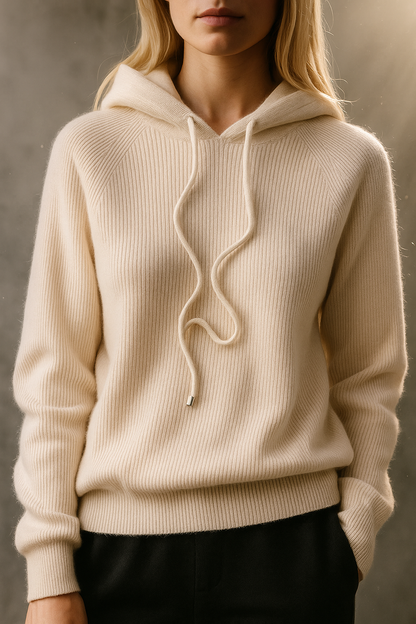 Classic Cashmere & Wool Hoodie Sweatshirt Sophie