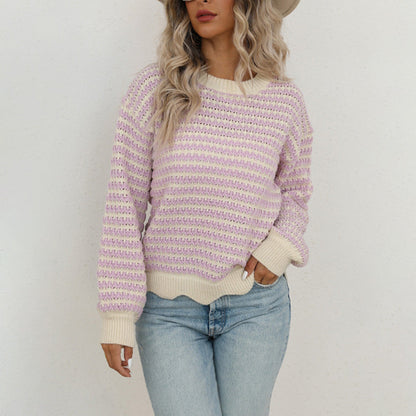 Emma Soft Striped Knit Pull