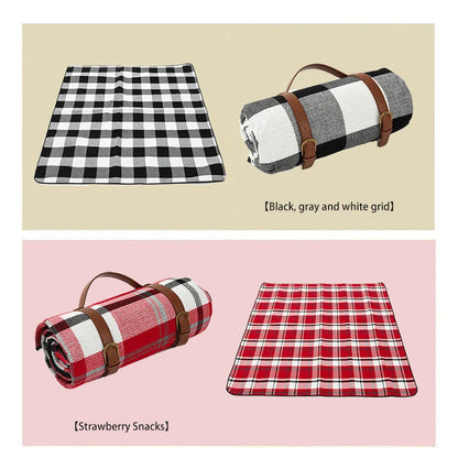 Lunara – Foldable and Waterproof Checkered Picnic Blanket