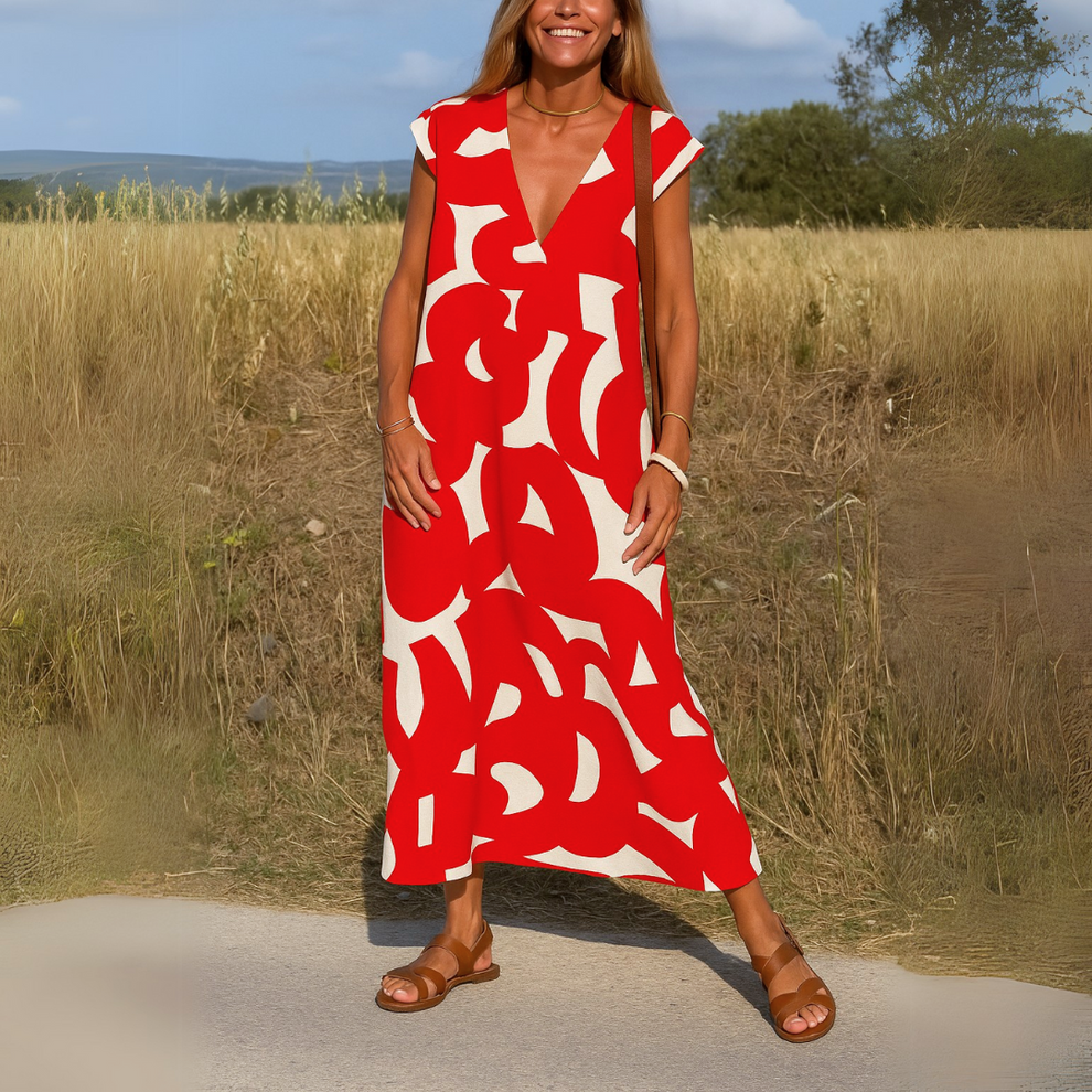 Saya – robe fluide élégance asiatique