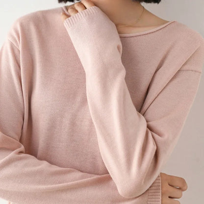 Léa High Knit Fine Comfortable in Cotton