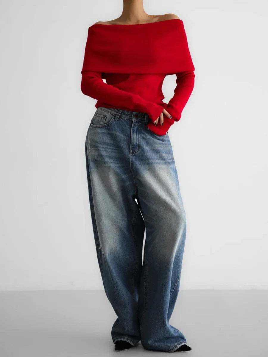 Elegant Off-Shoulder Top