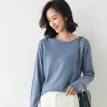 Léa High Knit Fine Comfortable in Cotton