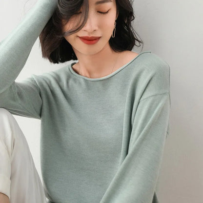 Léa High Knit Fine Comfortable in Cotton