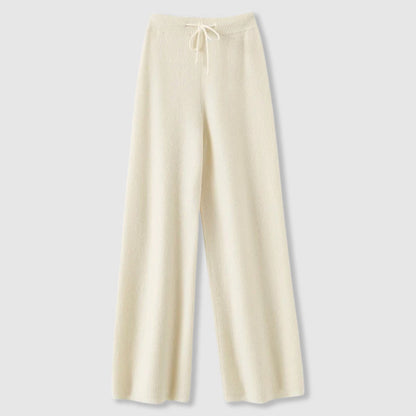 Emma Luxurious Cashmere Wide Leg Pants
