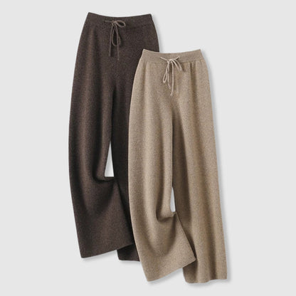 Emma Luxurious Cashmere Wide Leg Pants