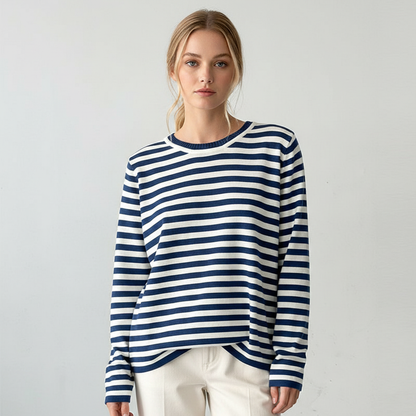 Sophie Chemise À Rayures Élégante À Manches Longues