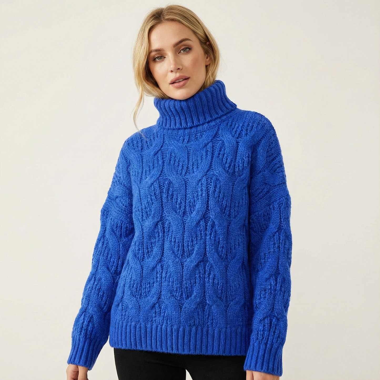 Sophie Thick Soft Knit Turtleneck Sweater