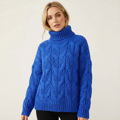 Sophie Thick Soft Knit Turtleneck Sweater