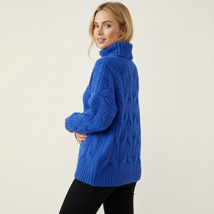 Sophie Thick Soft Knit Turtleneck Sweater