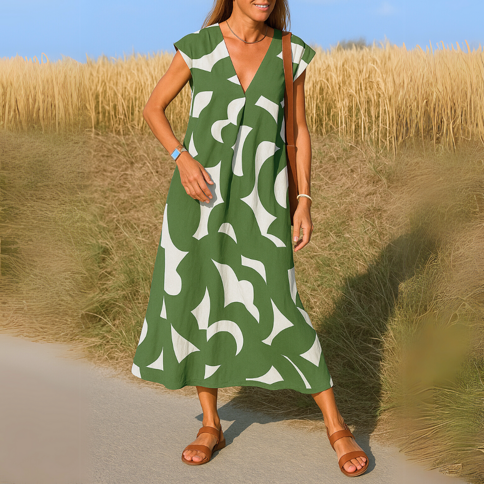 Saya – robe fluide élégance asiatique