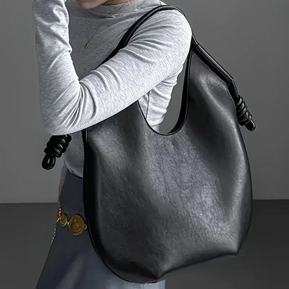 Elegant and spacious vegan leather tote bag Clara