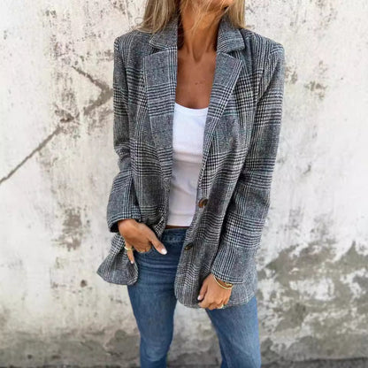 Blazer Rétro  – Élégance Intemporelle Décontracté