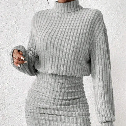 Robe Pull Tricotée – Élégance et Confort Hivernal
