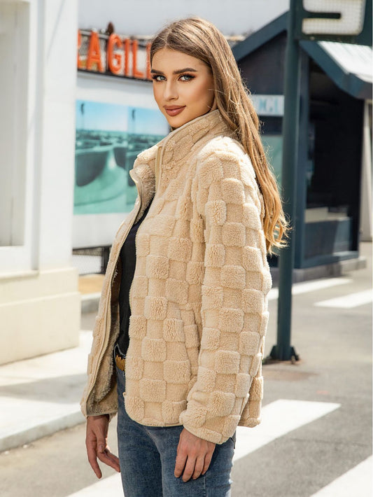 Veste En Polaire  – Cardigan Zippé Hiver