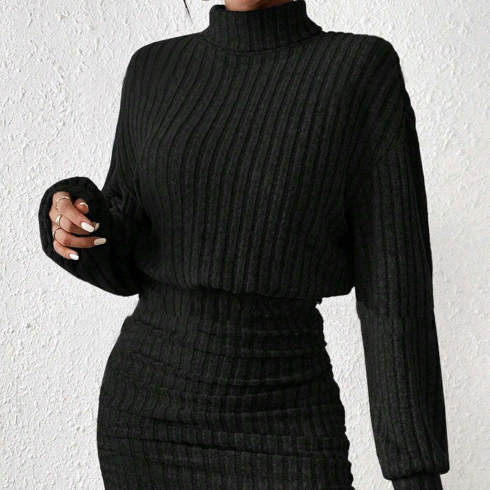 Robe Pull Tricotée – Élégance et Confort Hivernal