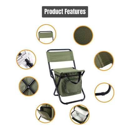 Lunara – Chaise Pliable Outdoor Tout-en-Un et Isotherme