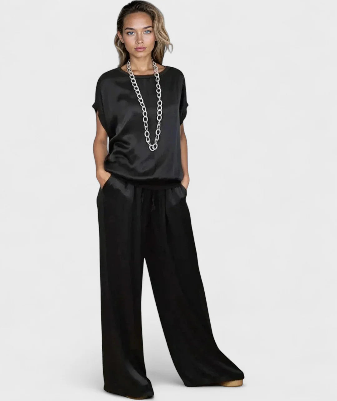 Natsuki Ensemble Casual Chic en Satin