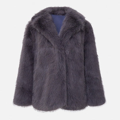 Manteau Court Uni  - Élégance et Style
