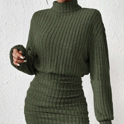 Robe Pull Tricotée – Élégance et Confort Hivernal