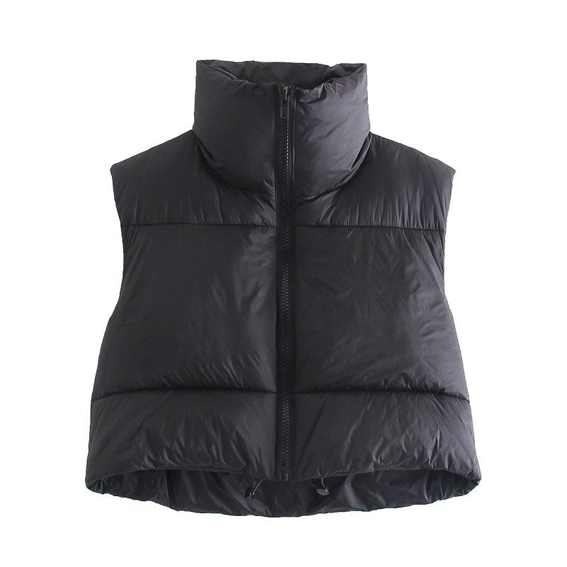 Veste Courte d’Hiver Sans Manches – Élégance et Style Britannique