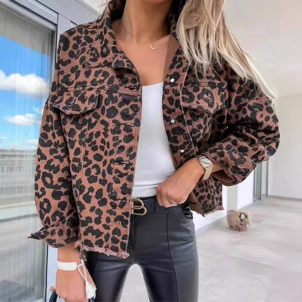 Veste Élodie  Léopard