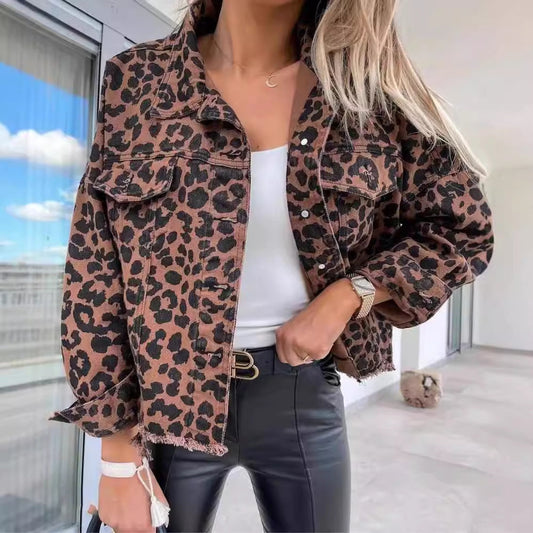 Veste Élodie  Léopard