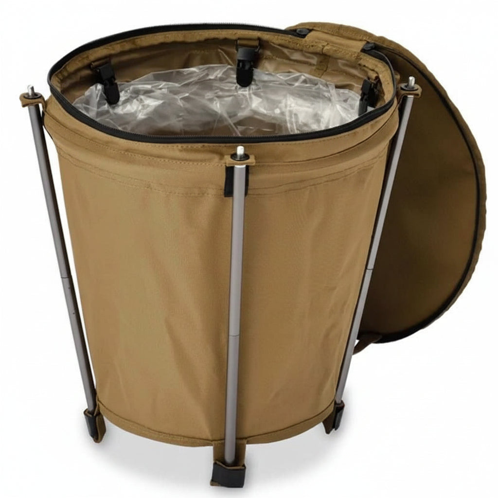 Velora – Poubelle de Plein Air Pliable et Étanche