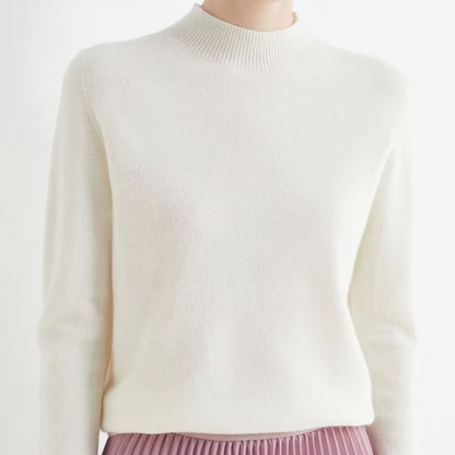 Sophie High Neck Sweater in Soft and Chic Wool