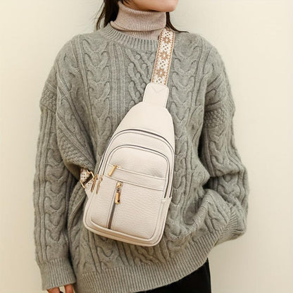 Elegant and Practical Vegan Leather Shoulder Bag by Élise