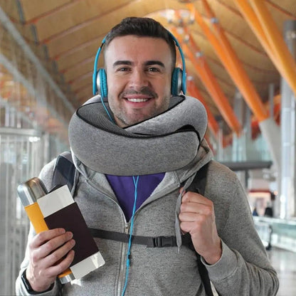 SomniAir – Coussin de Voyage Mémoire de Forme Ergonomique