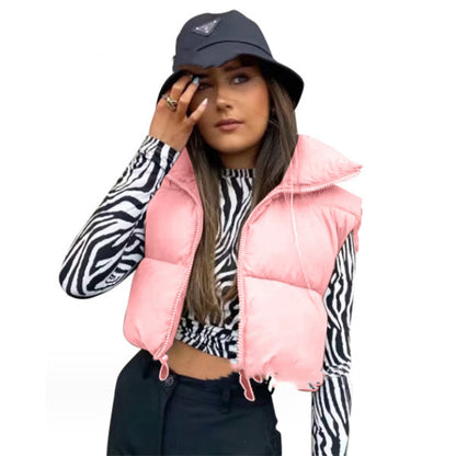 Veste Courte d’Hiver Sans Manches – Élégance et Style Britannique