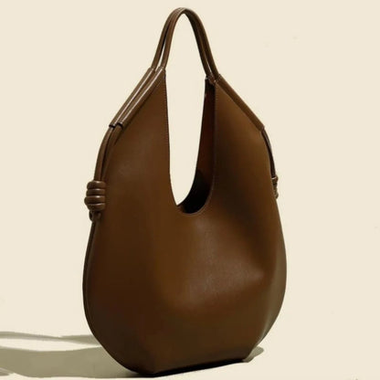 Elegant and spacious vegan leather tote bag Clara