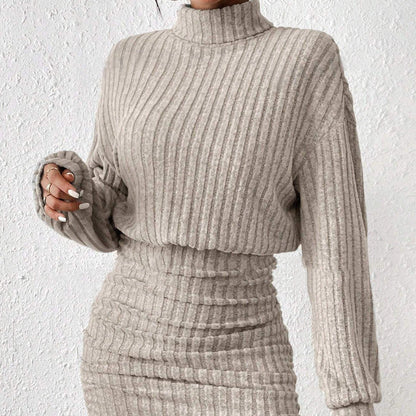 Robe Pull Tricotée – Élégance et Confort Hivernal